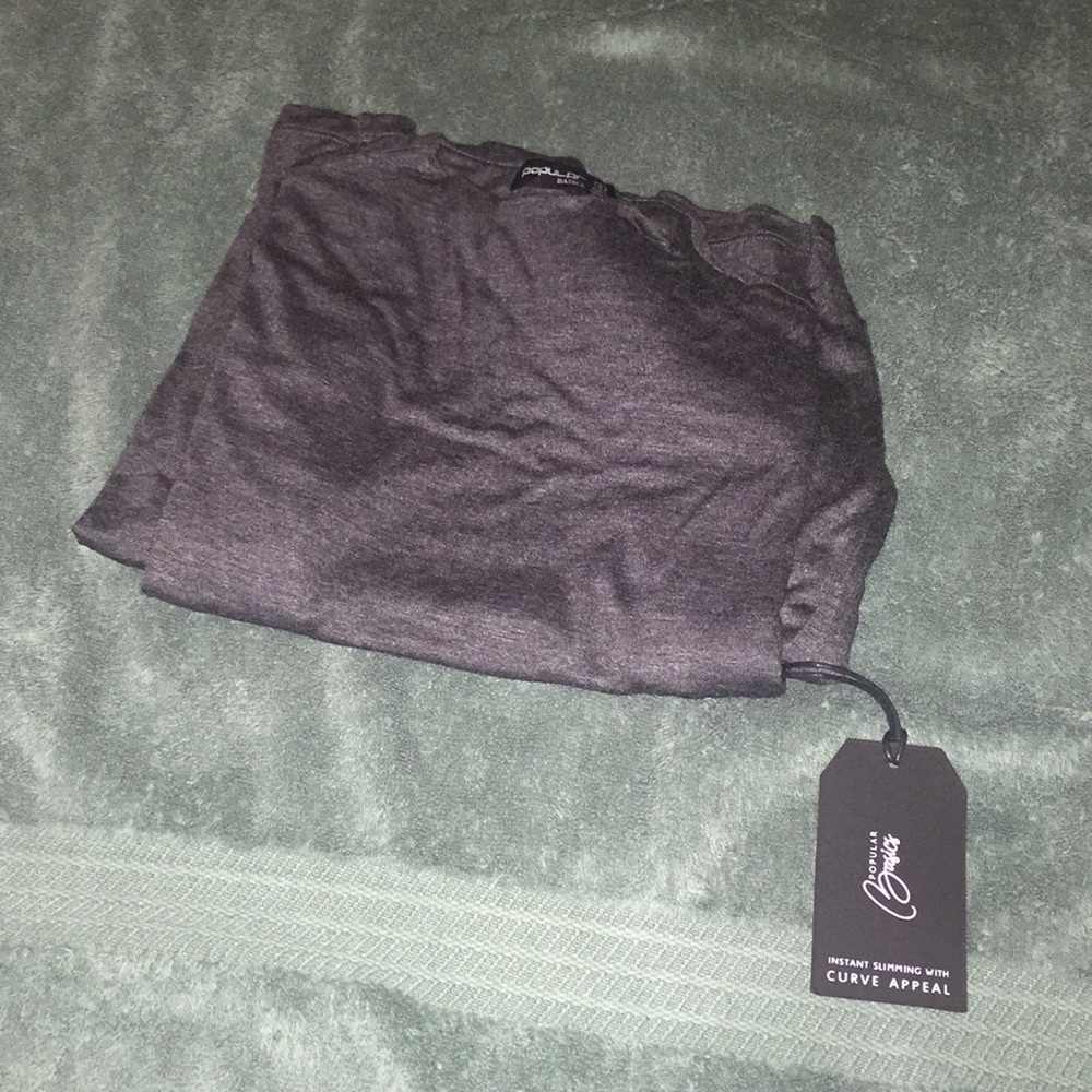 Charcoal body con dress - Picture 4 of 6